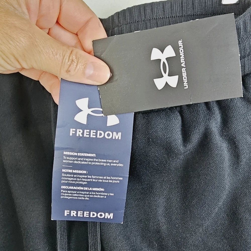 Under Armour Black Freedom Rival BFL Shorts NWT, size Small